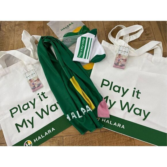 Halara Tote Bags & Accessories Scarf Socks Lot #23 - Picture 1 of 1